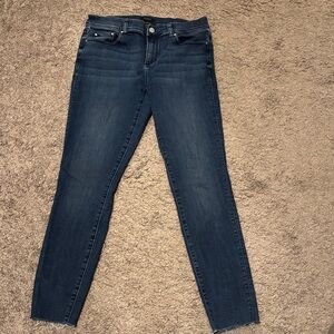 Ann Taylor Factory Dark Blue Skinny Jeans